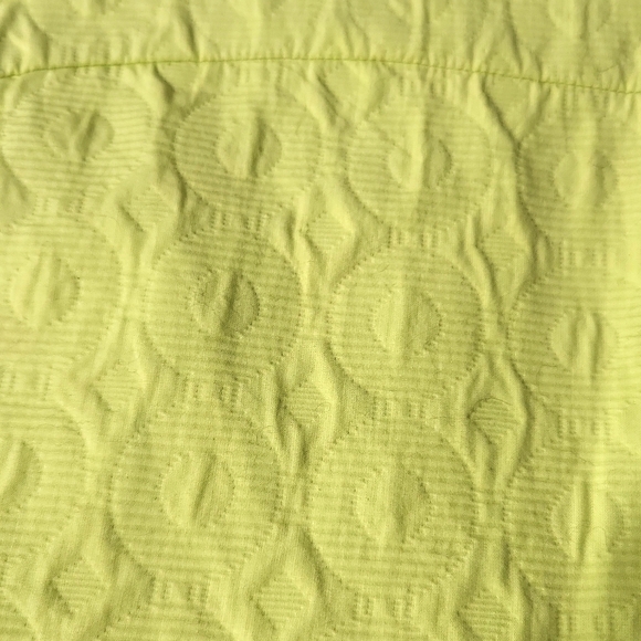 Banana Republic Milly Collection Yellow Jacquard Sheath Mini Dress Size 6 - Picture 4 of 10